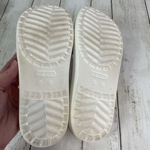 Crocs Vera Bradley Colab Women’s 9 Sloane Slides  Blue Marine Paisley - Picture 7 of 8